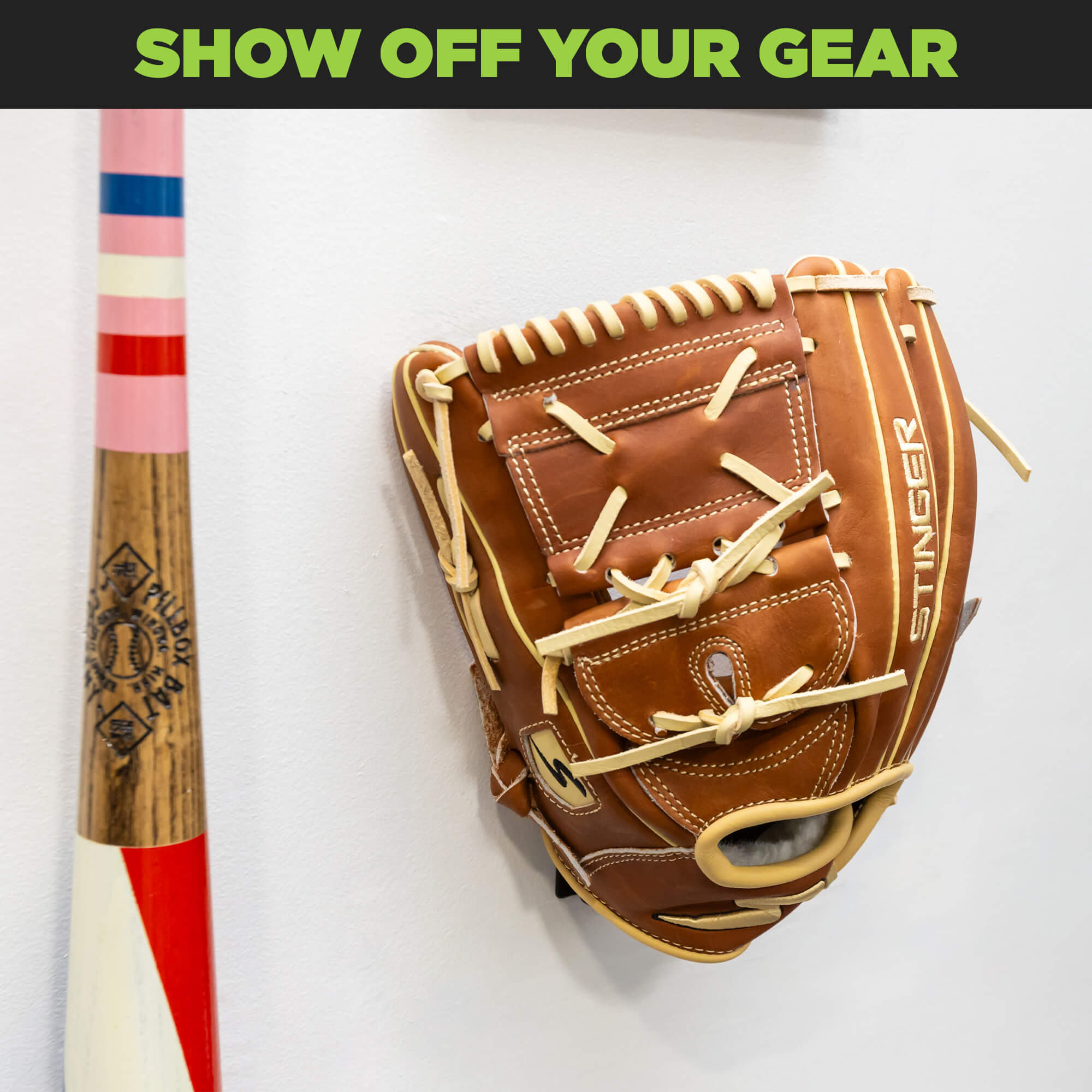 Universal Baseball Glove Mount