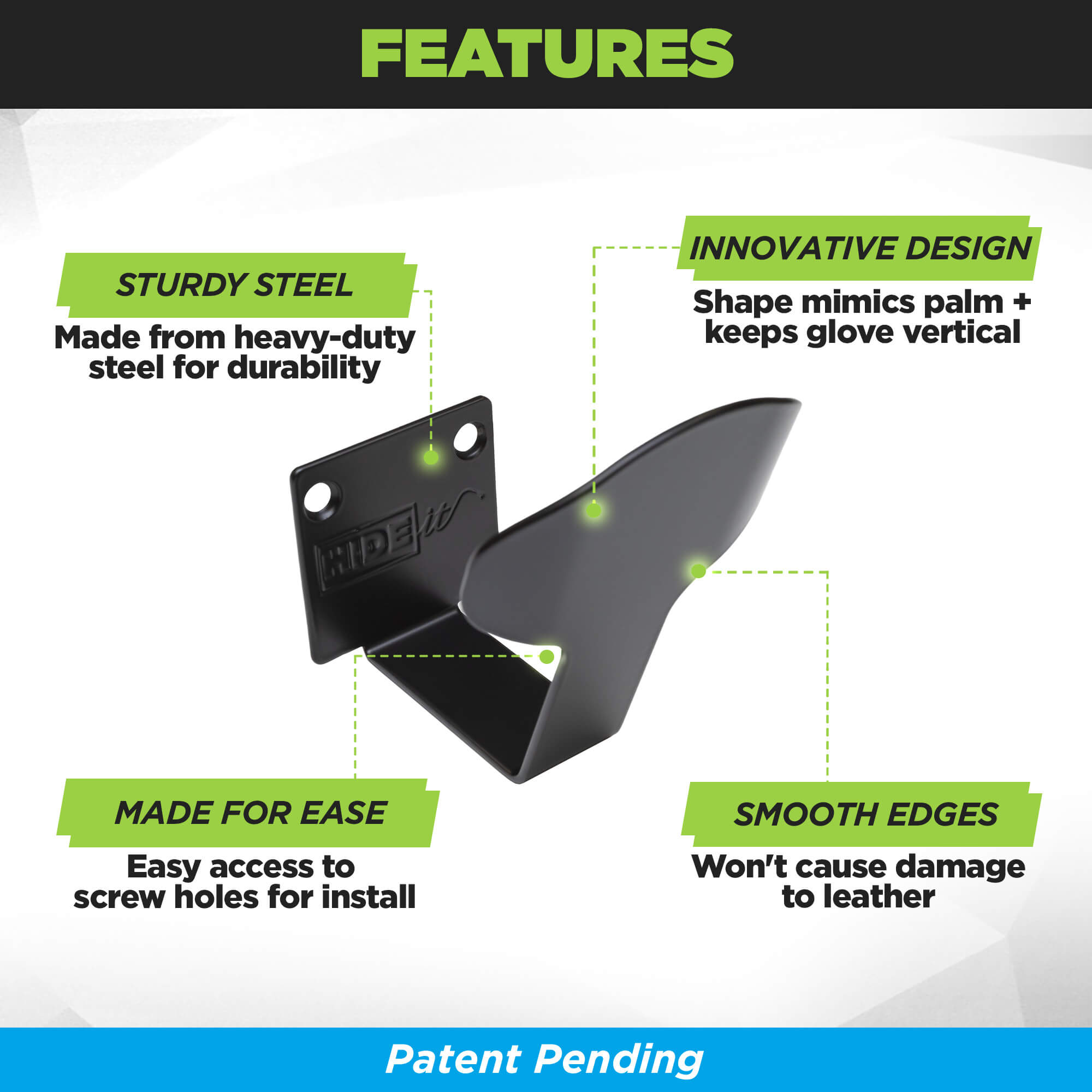 Universal Baseball Glove Mount