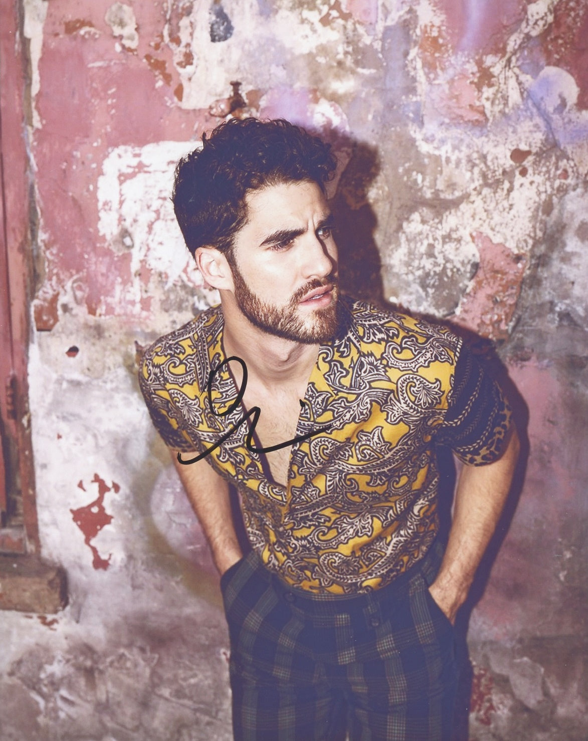 Signed Darren Criss 8x10 Photo