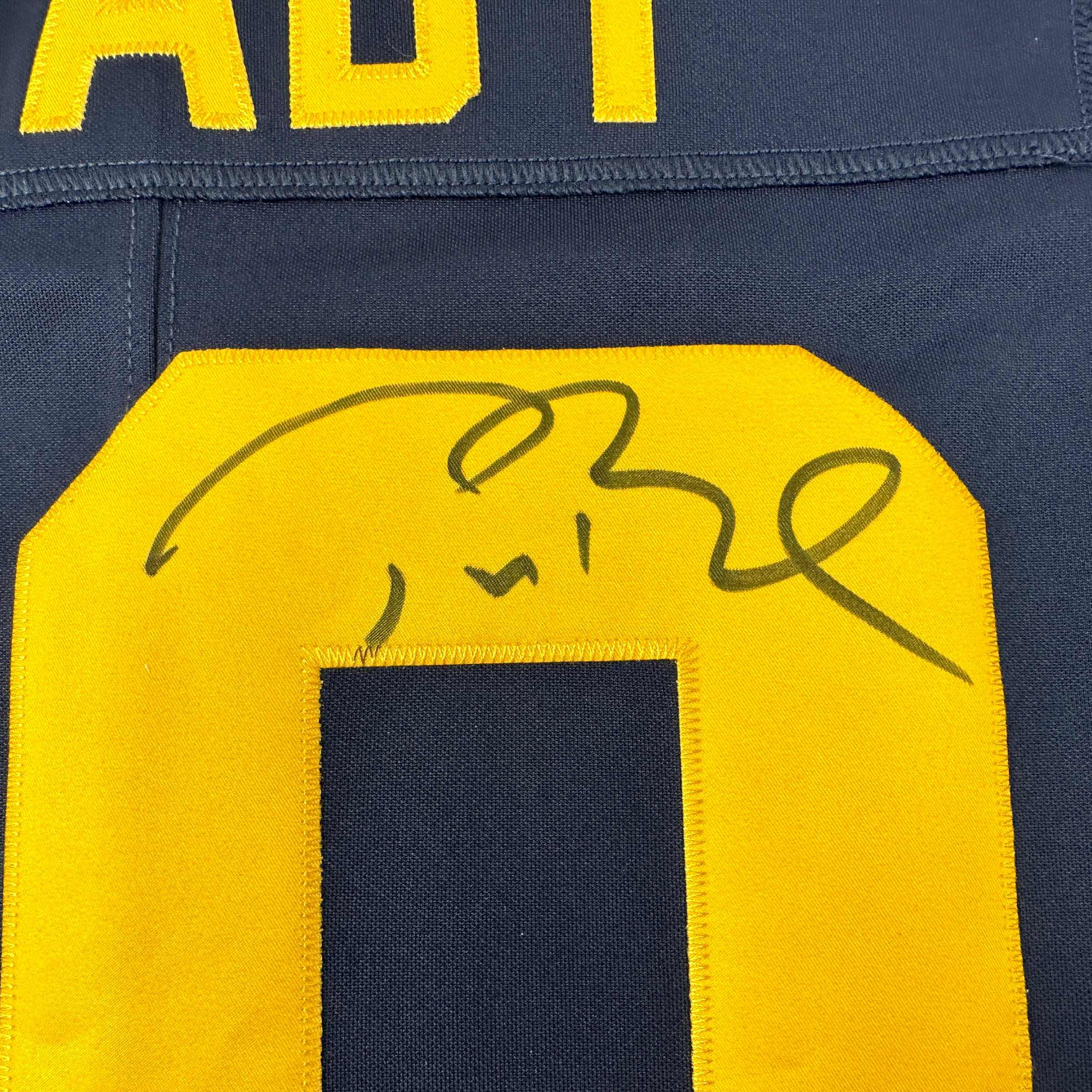 Autographed Tom Brady Michigan Wolverines Blue Authentic Limited Football Jersey