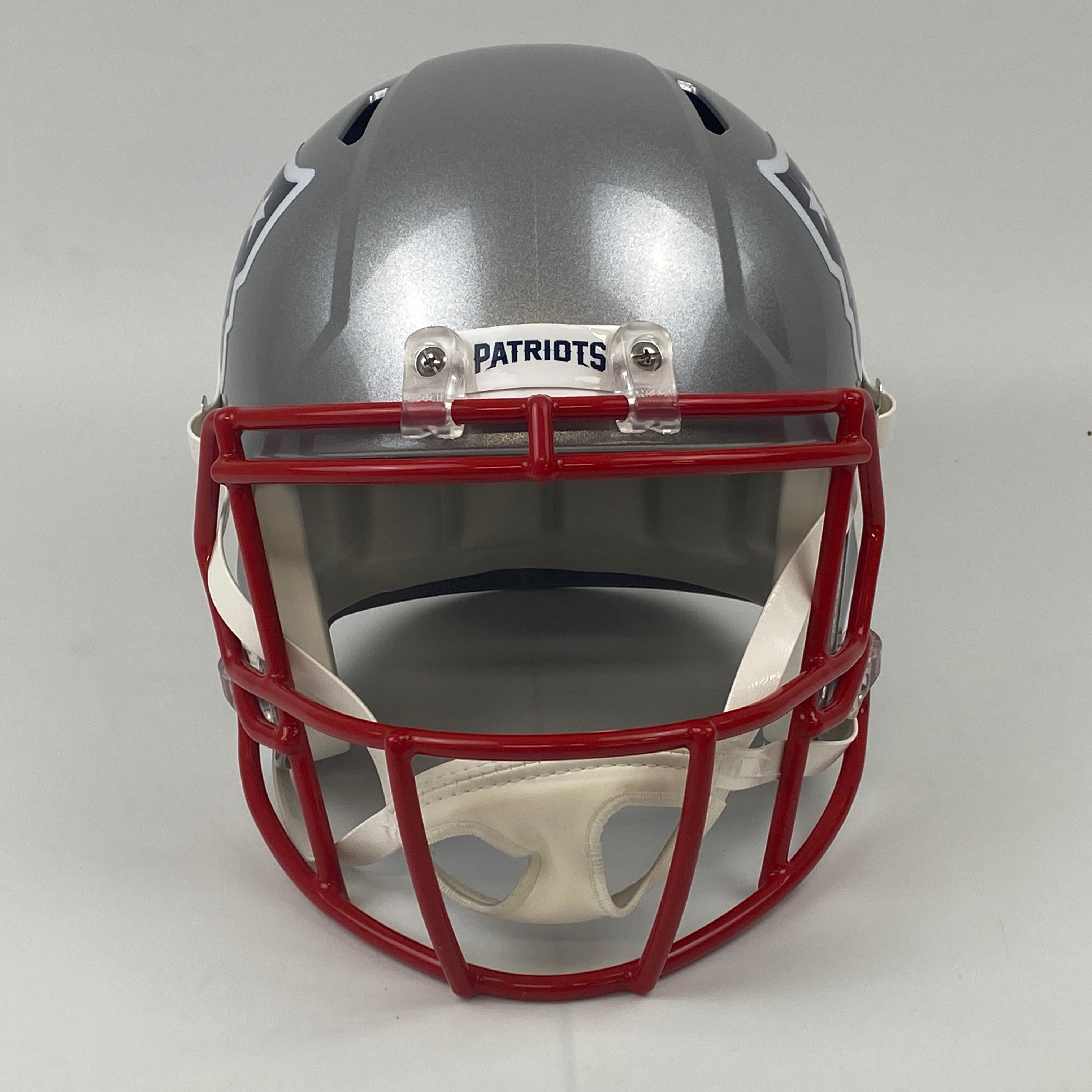 Autographed Tom Brady New England Patriots Full Size Speed Replica Football Helmet