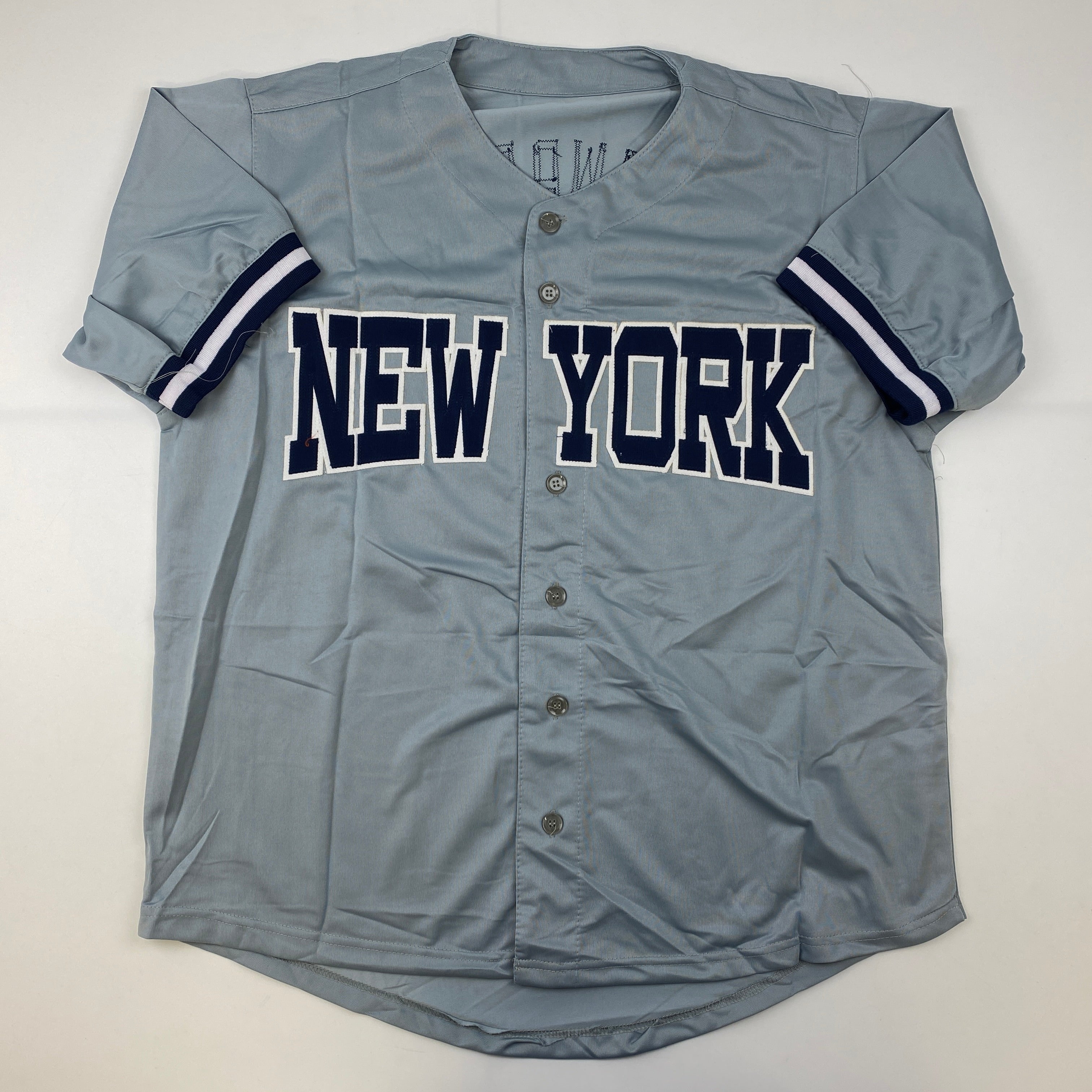 Autographed Darryl Strawberry New York Grey Baseball Jersey PSA/DNA COA