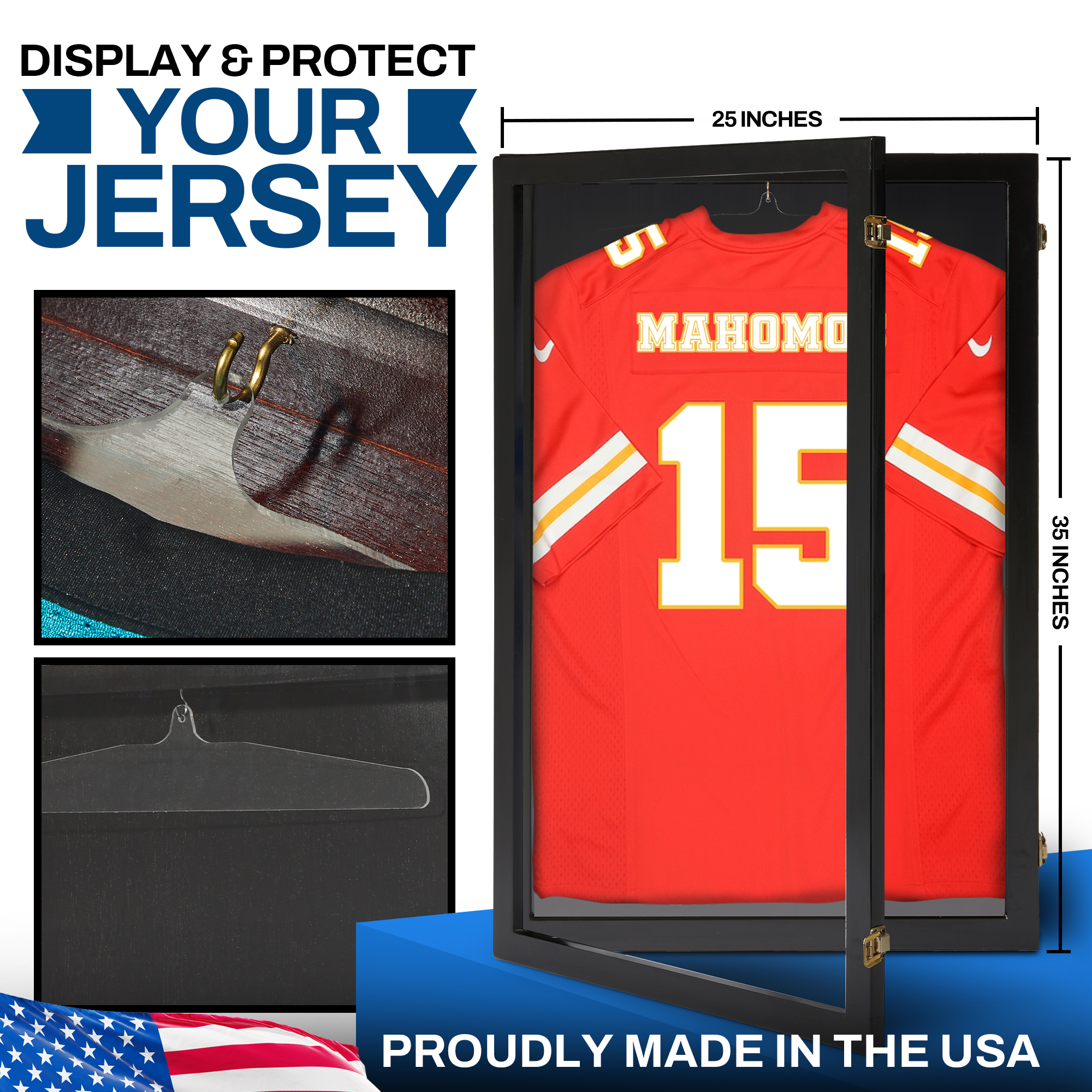 Large Jersey Display Case