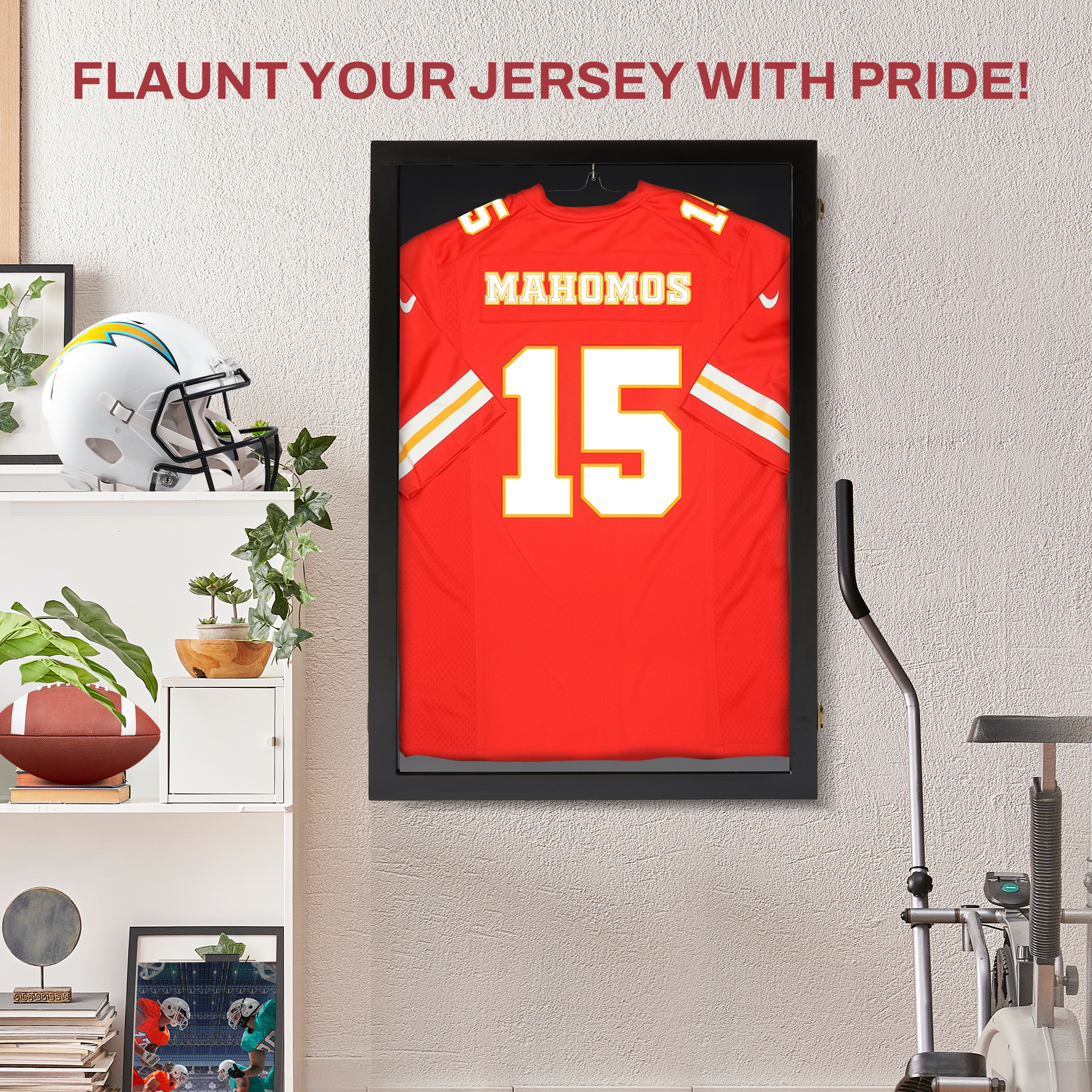 Large Jersey Display Case
