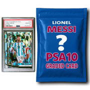 Lionel Messi PSA 10 Graded Card Mystery Pack