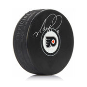 Mark Recchi Philadelphia Flyers Autographed Hockey Logo Puck