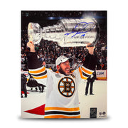 Autographed Mark Recchi 2011 Stanley Cup Champions Boston Bruins 11" x 14" Hockey Photo
