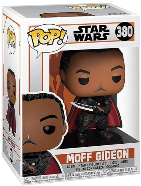 Pop! Star Wars: Mandalorian - Moff Gideon with Darksaber, Multicolor, 3.75 inches