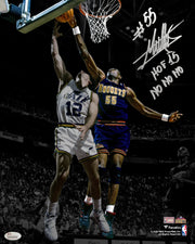 Autographed Dikembe Mutombo Denver Nuggets 11x14 Basketball Photo