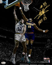 Autographed Dikembe Mutombo Denver Nuggets 16x20 Basketball Photo