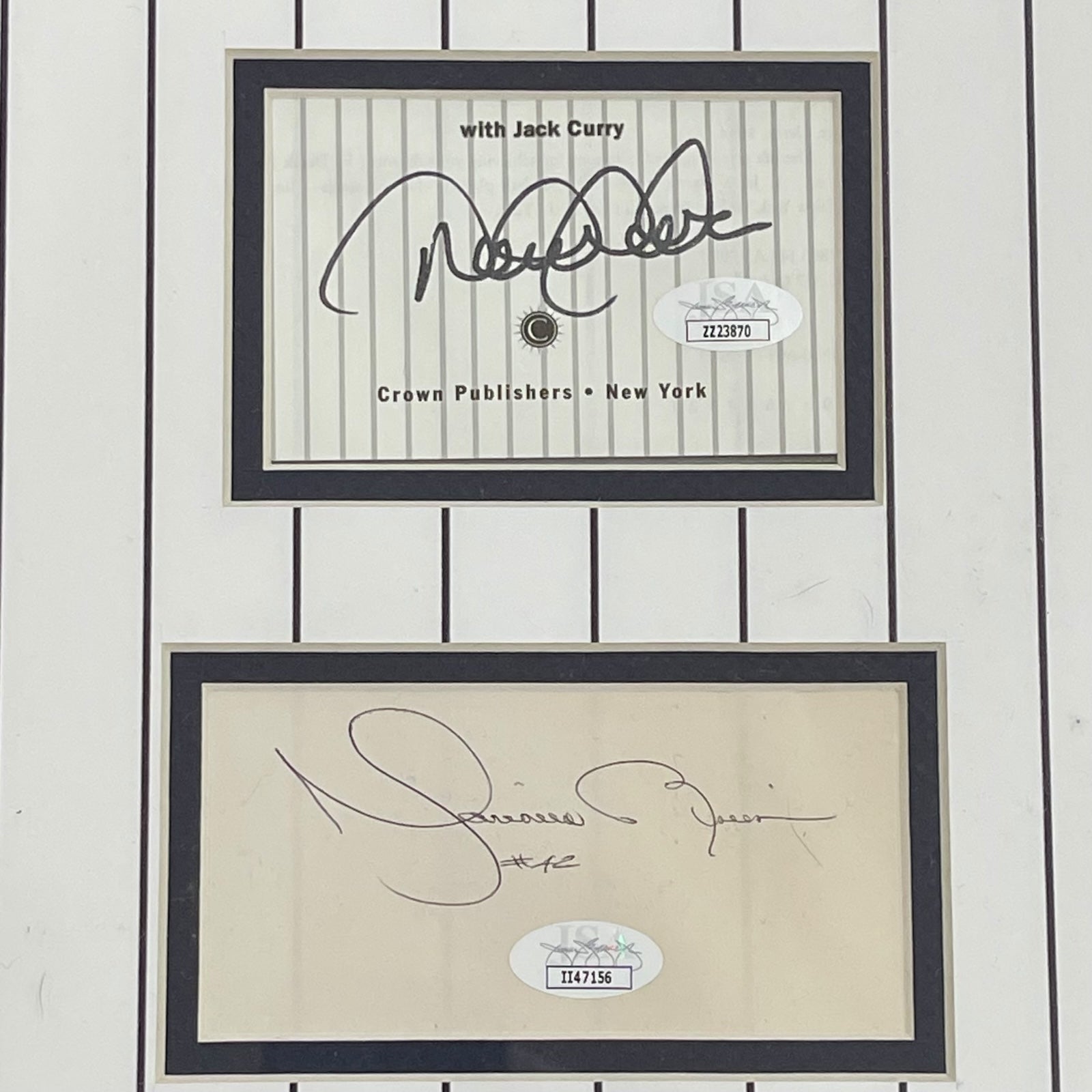 Autographed Derek Jeter, Andy Pettitte, Jorge Posada & Mariano Rivera New York Yankees (Core Four) Deluxe Framed Cut Piece with Patches