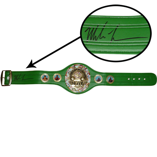 Autographed Mike Tyson WBC Boxing Championship Belt