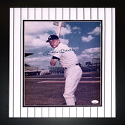 Autographed Mickey Mantle New York Yankees Deluxe Framed 11x14 Photo