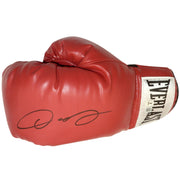 Autographed Oscar De La Hoya Everlast Red Boxing Glove