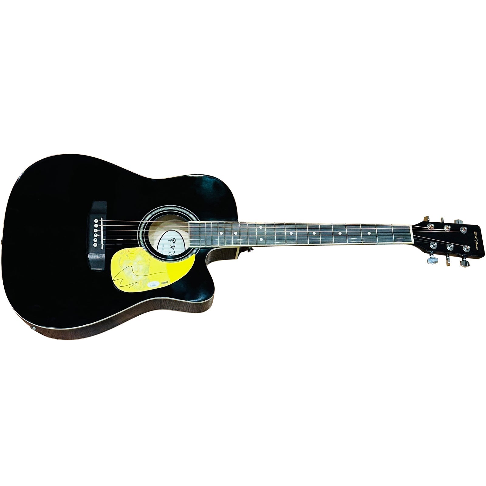 Autographed Ed Sheeran Black Acoustic Guitar
