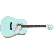 Autographed Taylor Swift Mint Green Acoustic Guitar