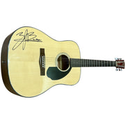 Autographed Zach Bryan Natural Acoustic Guitar