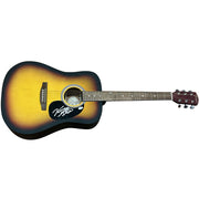 Autographed Vince Gill Sunburst Acoustic Guitar