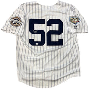 Autographed CC Sabathia New York Yankees (Pinstripe #52) Majestic Jersey