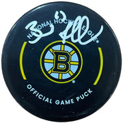 Autographed Brad Marchand Boston Bruins Official Game Hockey Puck
