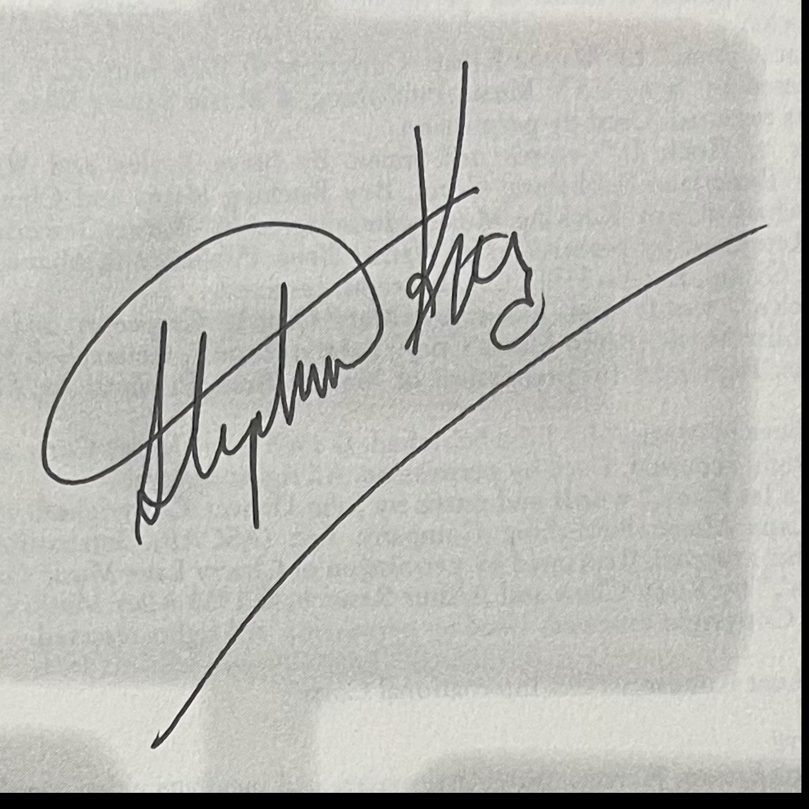 Autographed Stephen King Book "Desperation"