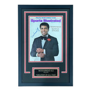 Muhammad Ali Autographed Sports Illustrated Magazine 1974 Sportsman of the Year Deluxe Framed - JSA LOA