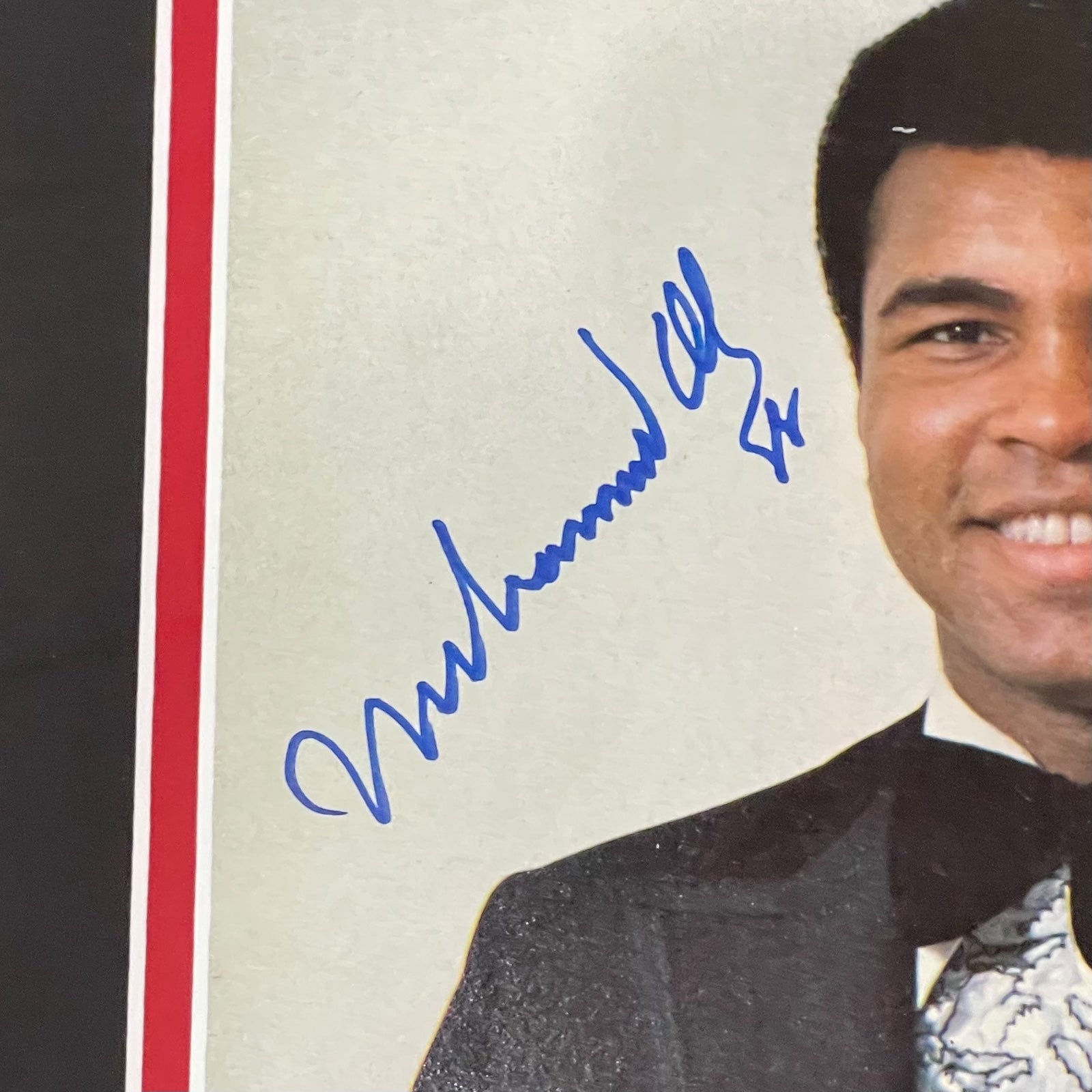 Muhammad Ali Autographed Sports Illustrated Magazine 1974 Sportsman of the Year Deluxe Framed - JSA LOA