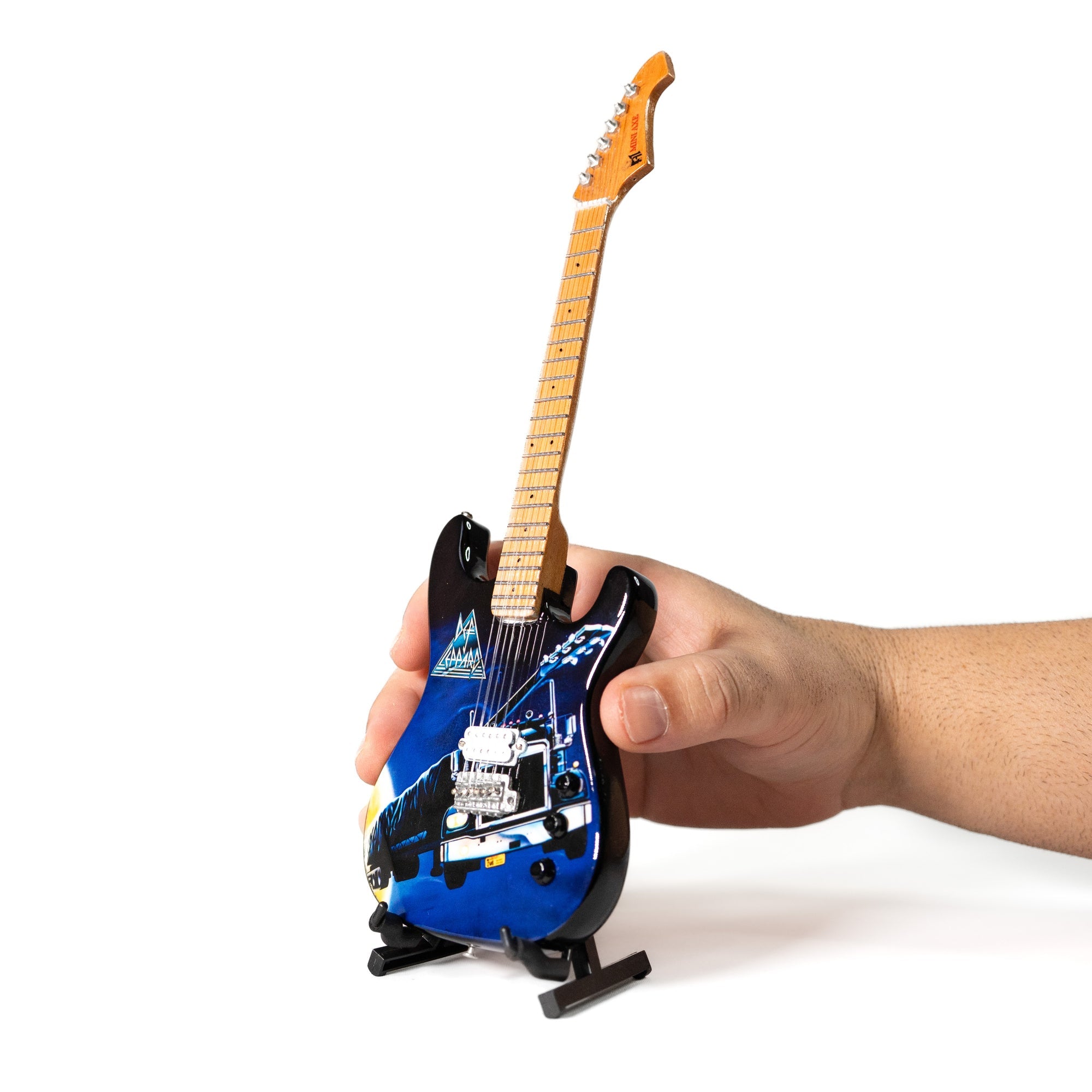 Def Leppard’s “On Through the Night” Mini Axe Miniature Guitar