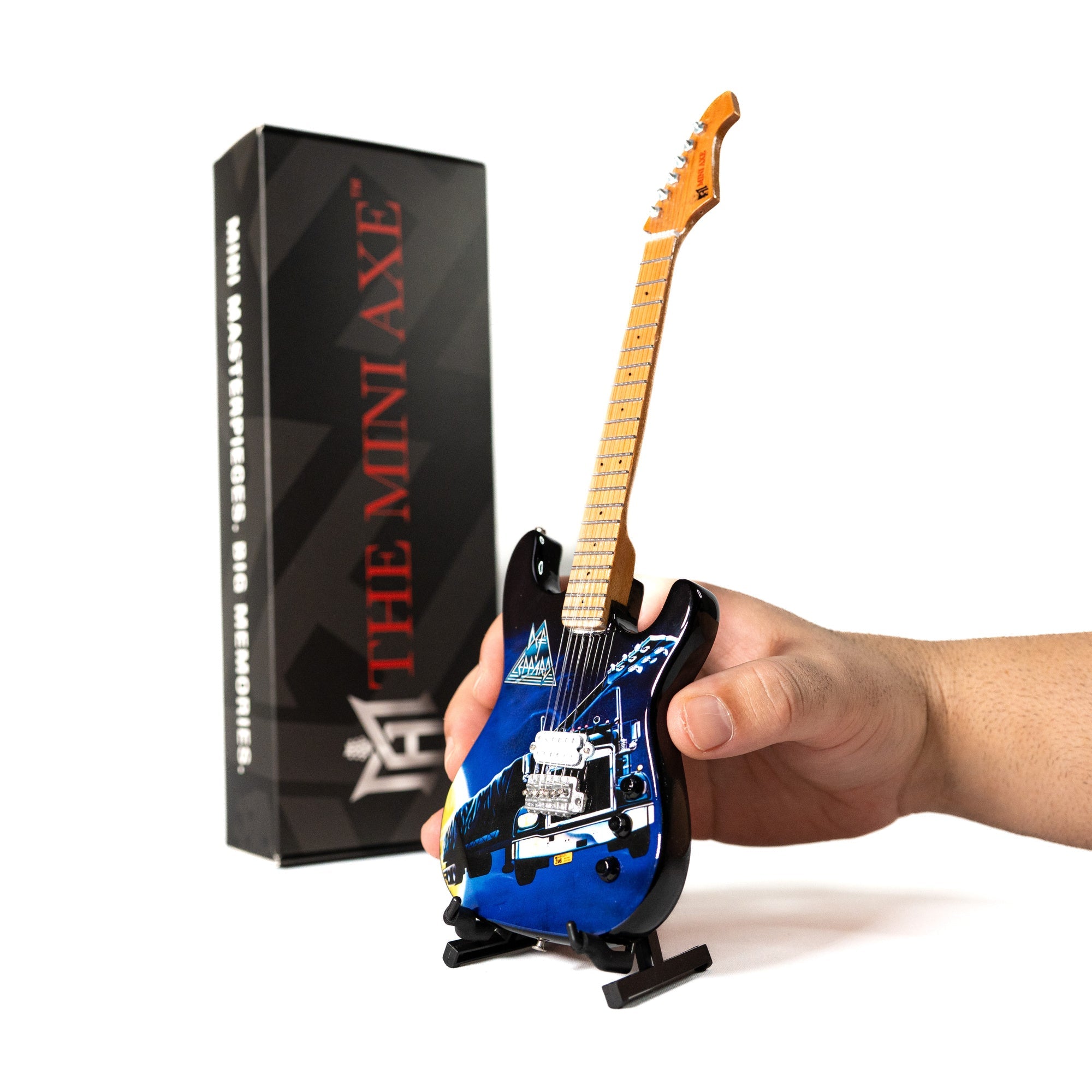 Def Leppard’s “On Through the Night” Mini Axe Miniature Guitar
