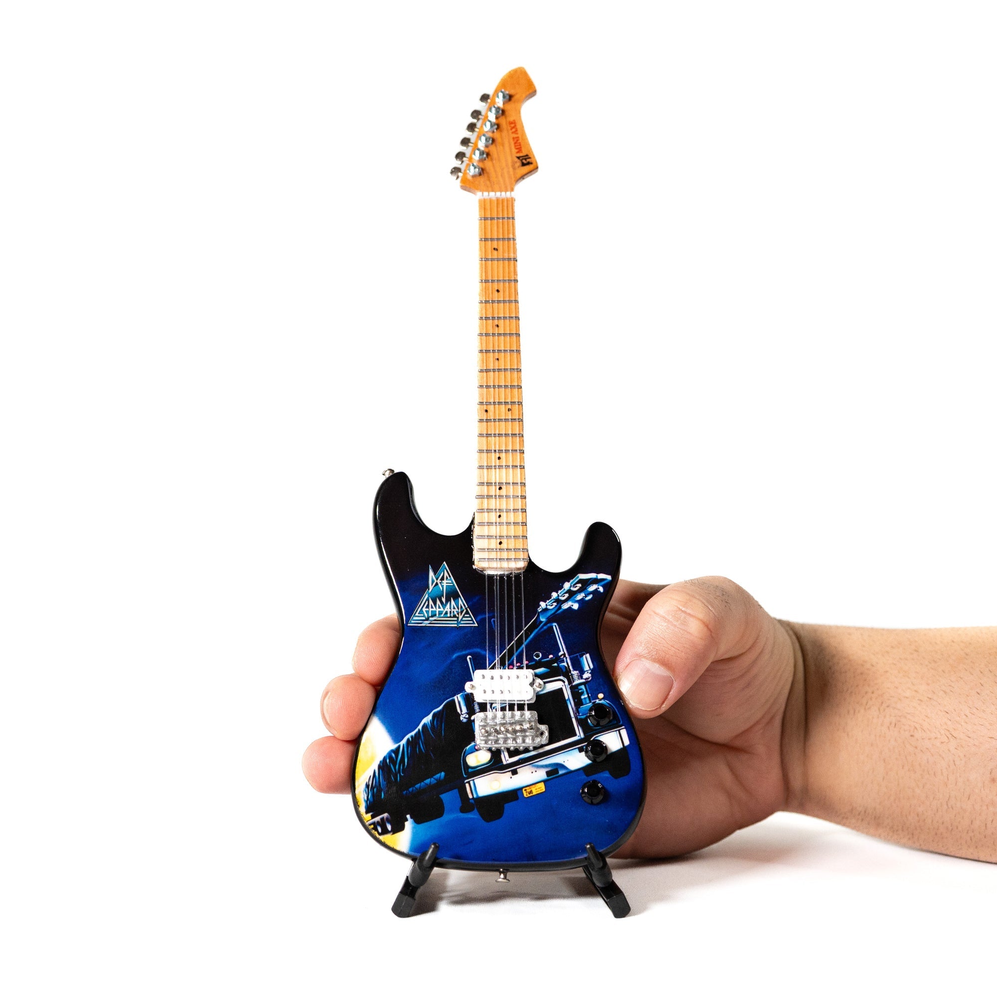 Def Leppard’s “On Through the Night” Mini Axe Miniature Guitar