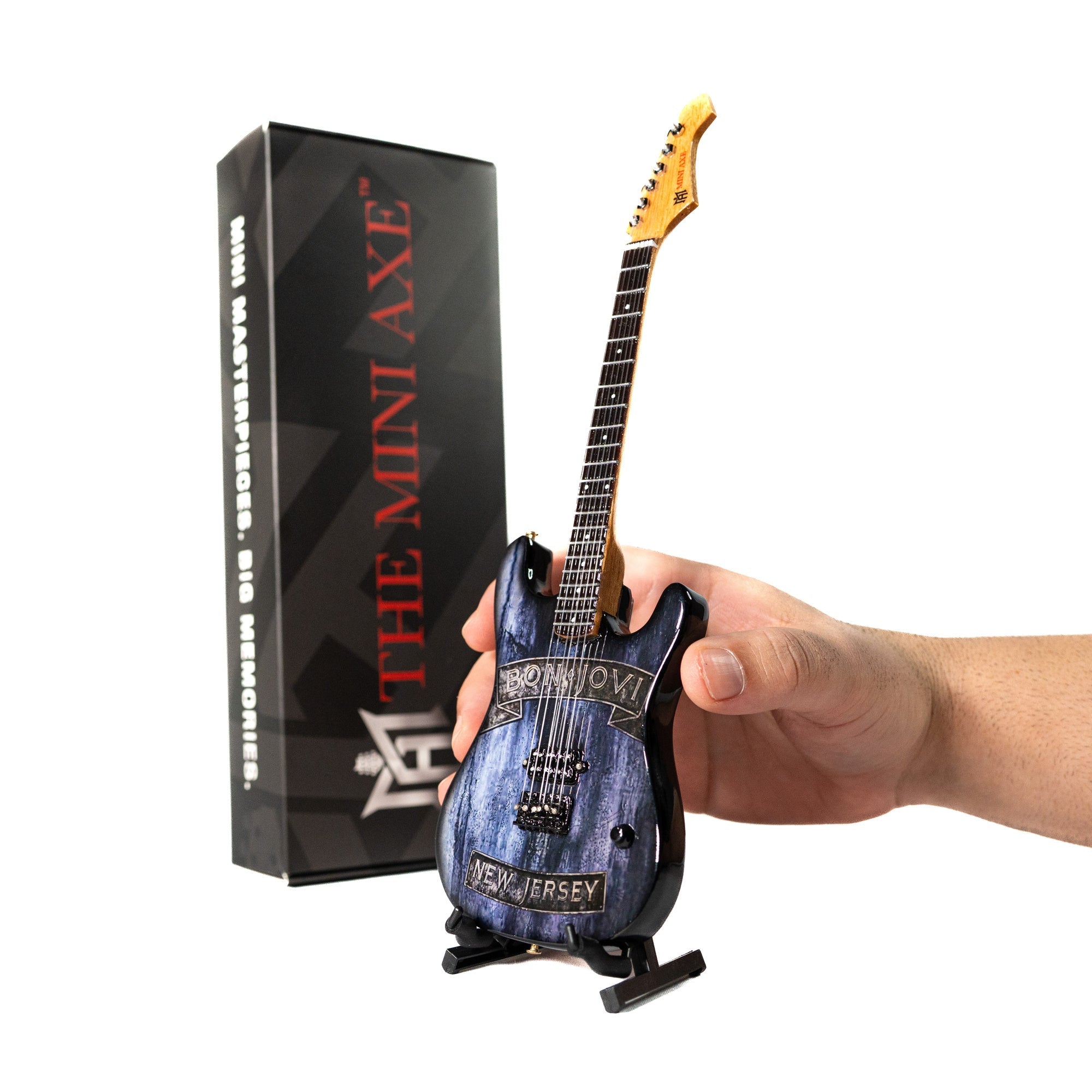 Bon Jovi New Jersey Mini Axe Miniature Guitar
