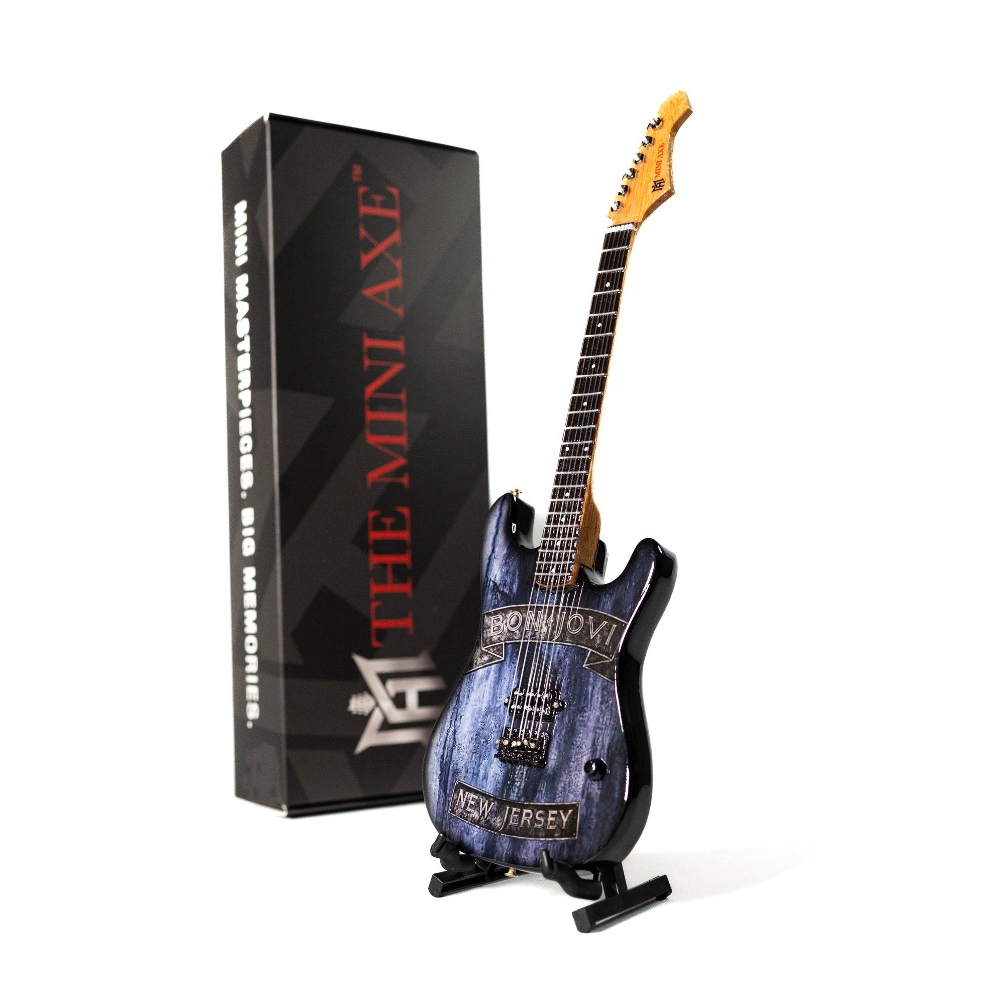 Bon Jovi New Jersey Mini Axe Miniature Guitar