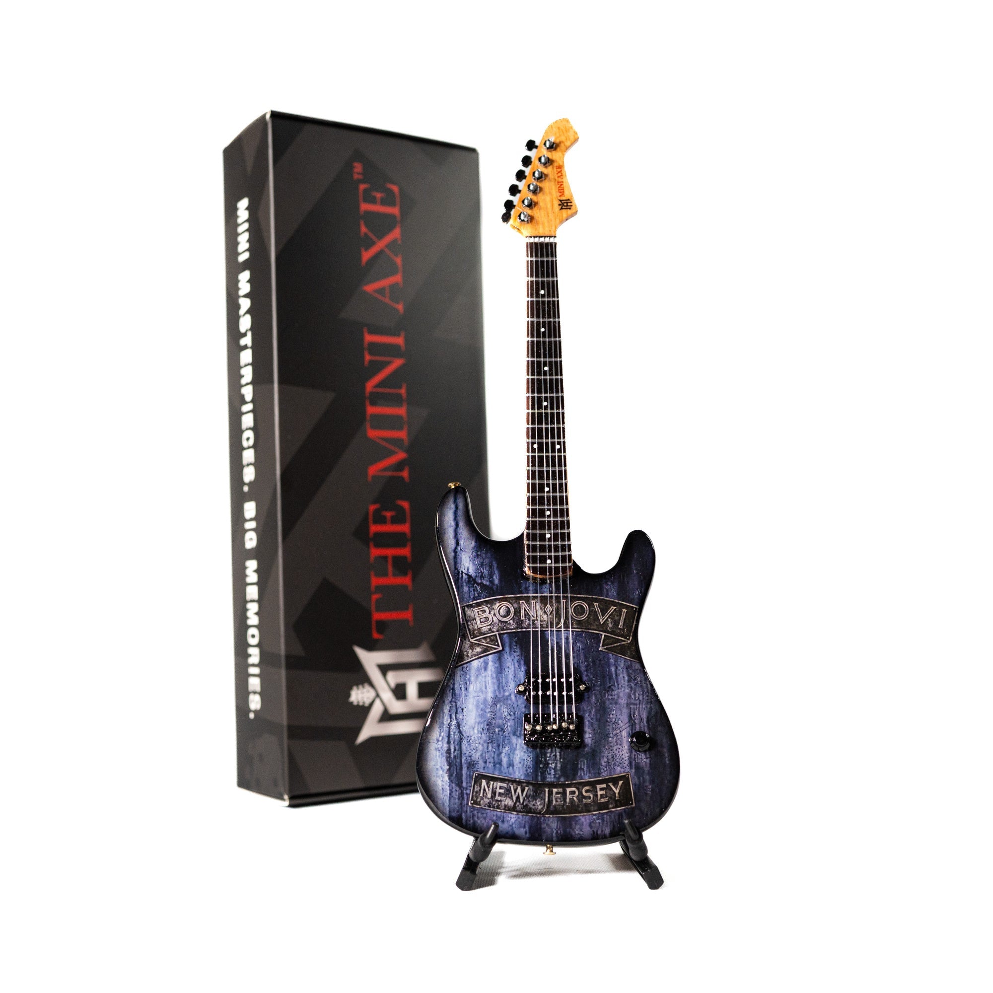 Bon Jovi New Jersey Mini Axe Miniature Guitar