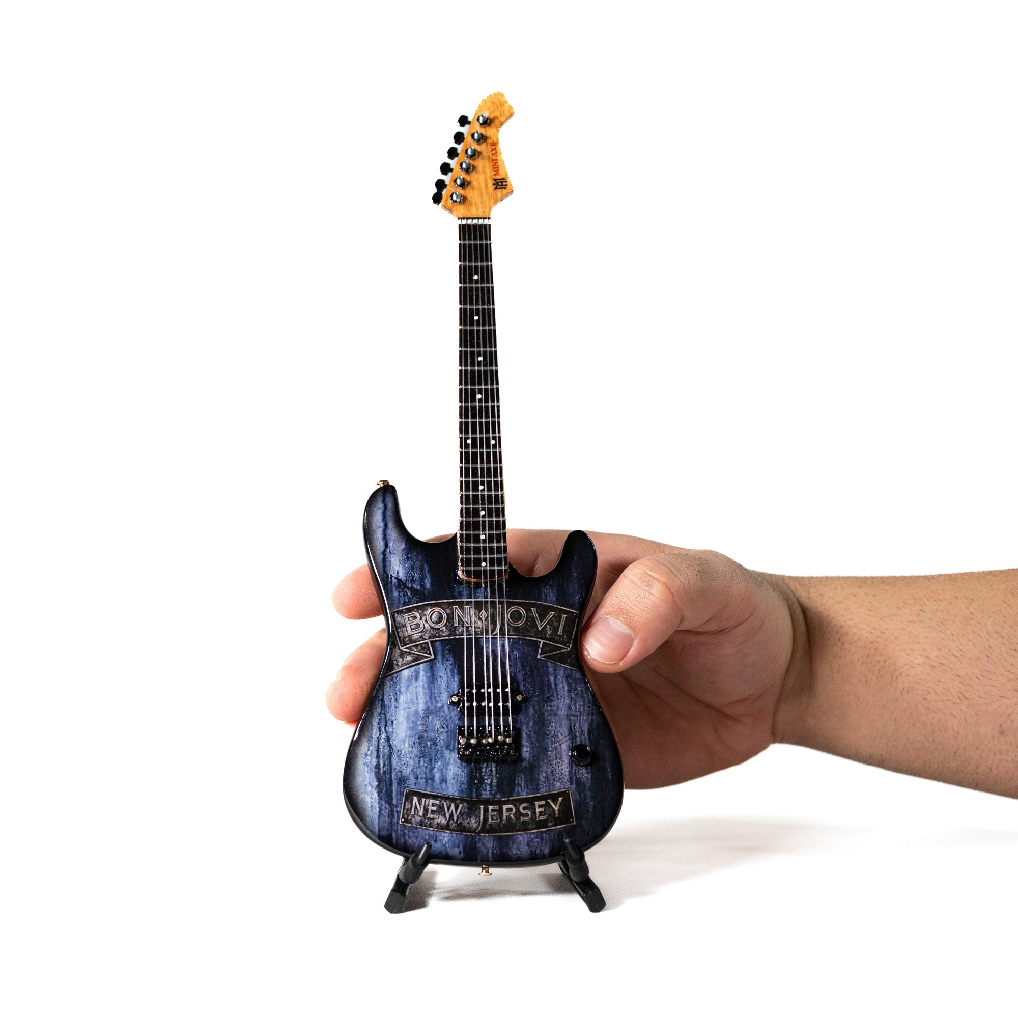 Bon Jovi New Jersey Mini Axe Miniature Guitar