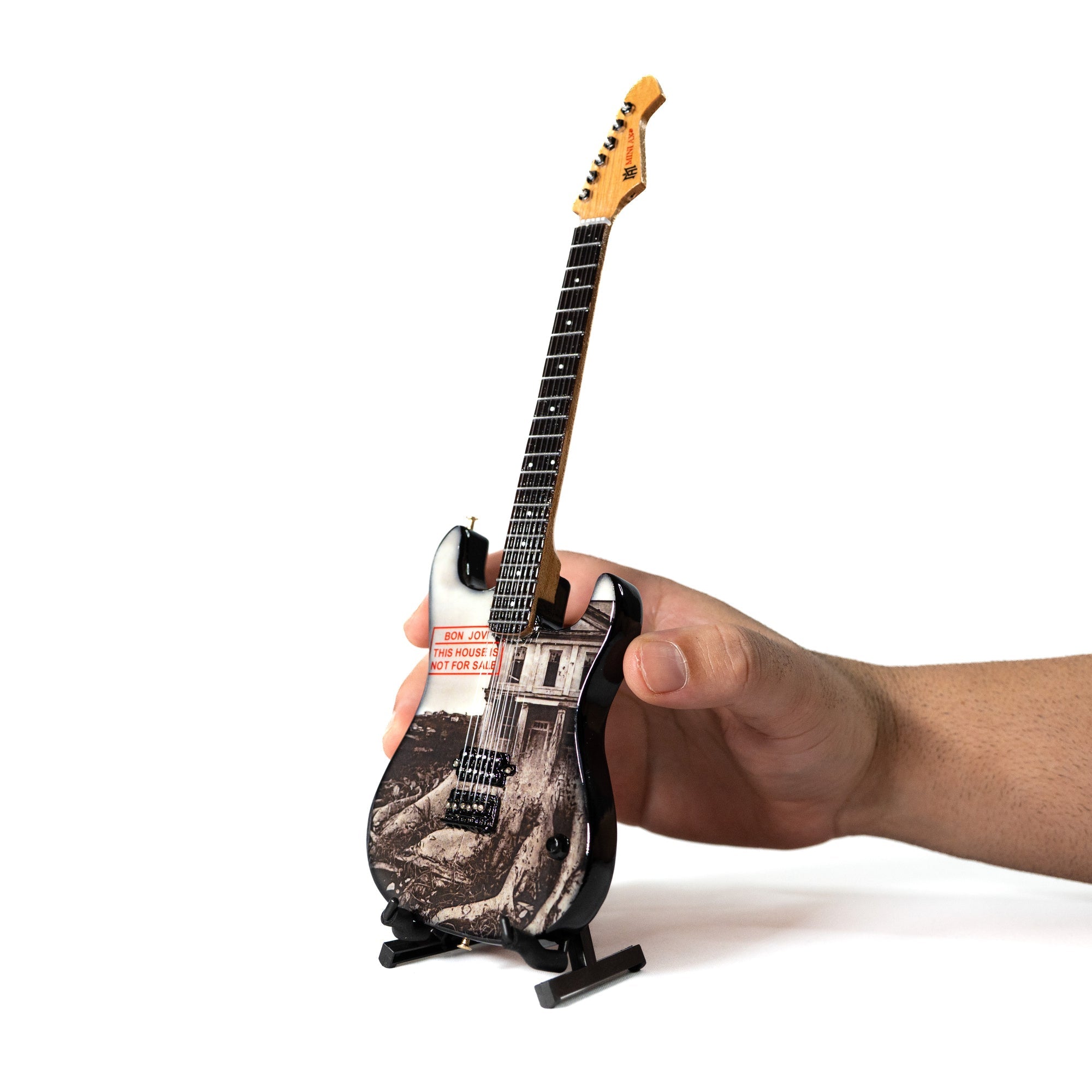 Bon Jovi This House Is Not For Sale Mini Axe Miniature Guitar