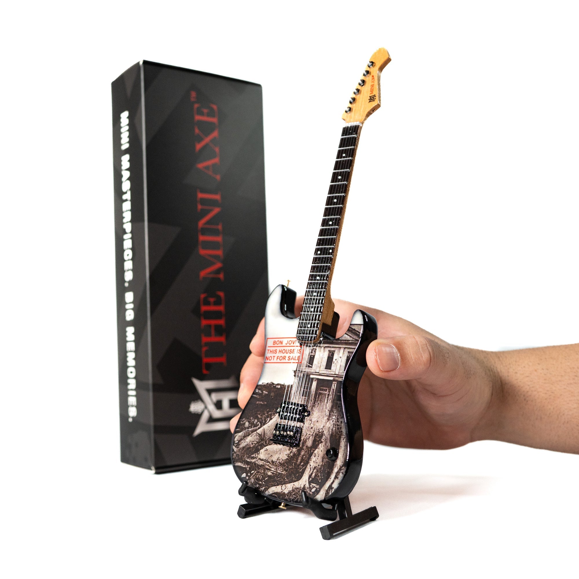 Bon Jovi This House Is Not For Sale Mini Axe Miniature Guitar
