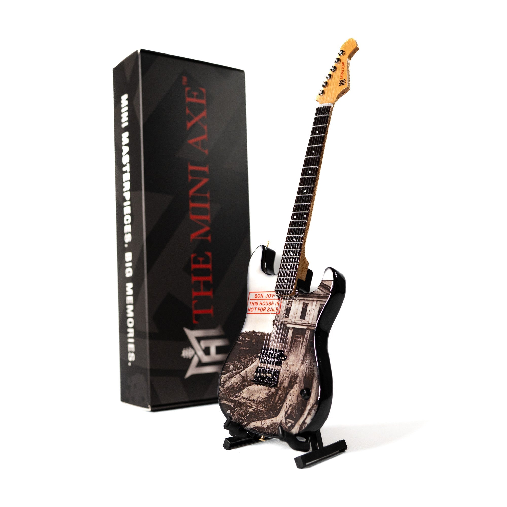 Bon Jovi This House Is Not For Sale Mini Axe Miniature Guitar