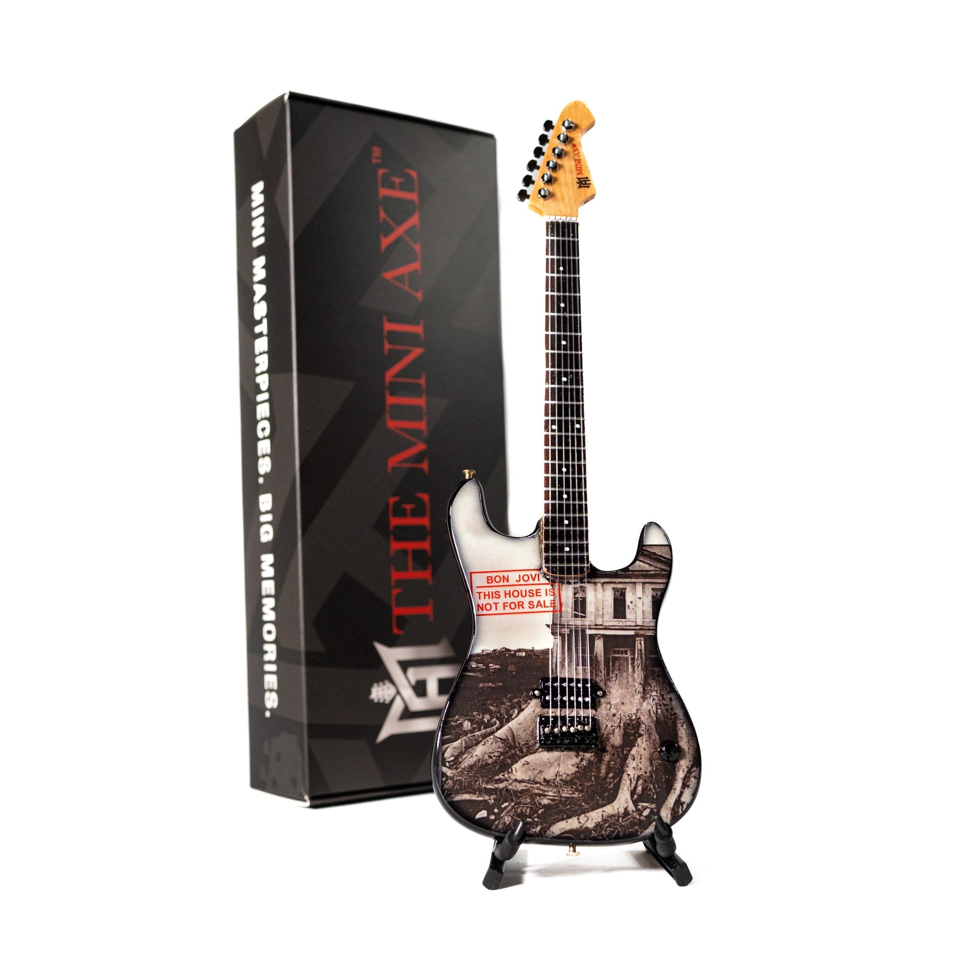 Bon Jovi This House Is Not For Sale Mini Axe Miniature Guitar