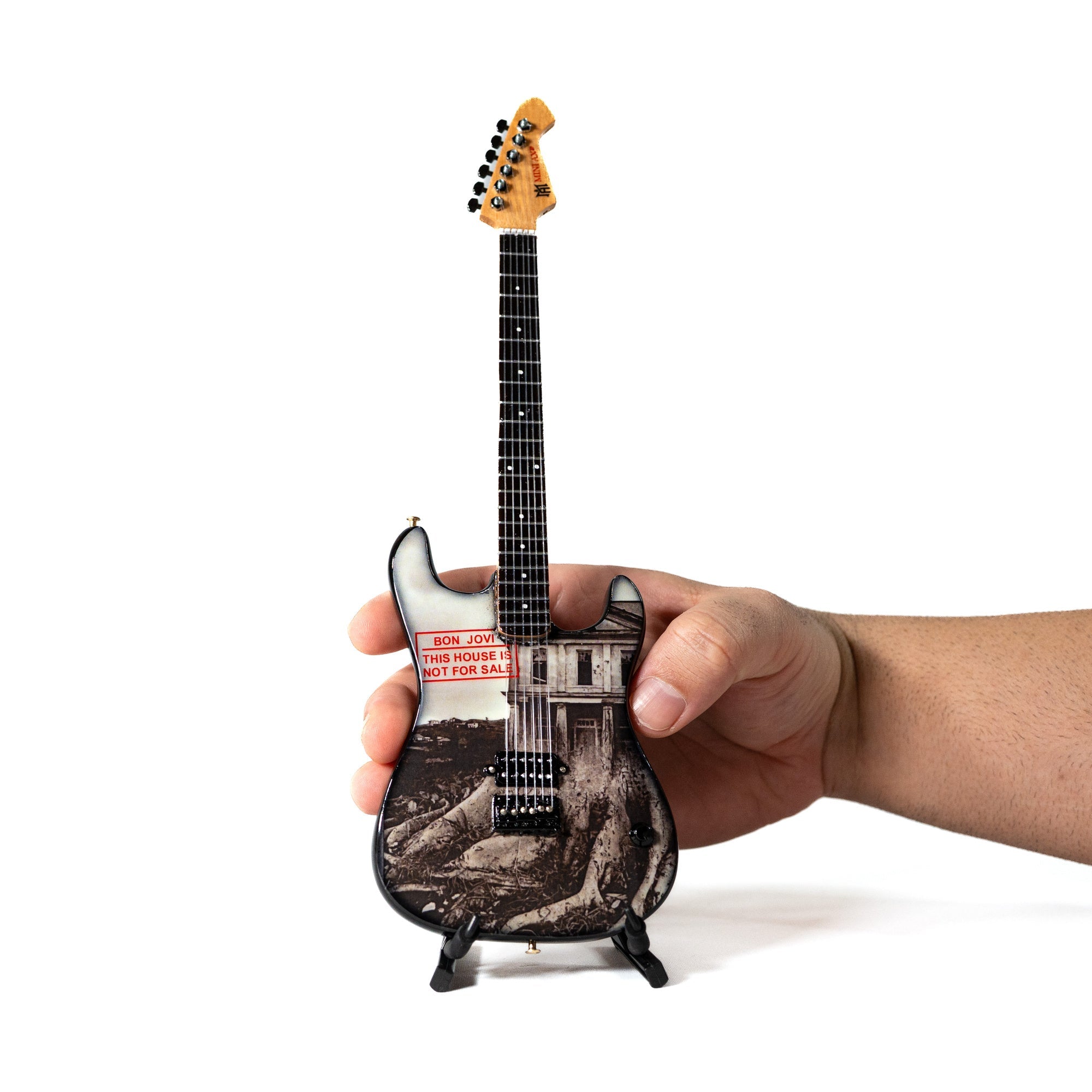 Bon Jovi This House Is Not For Sale Mini Axe Miniature Guitar