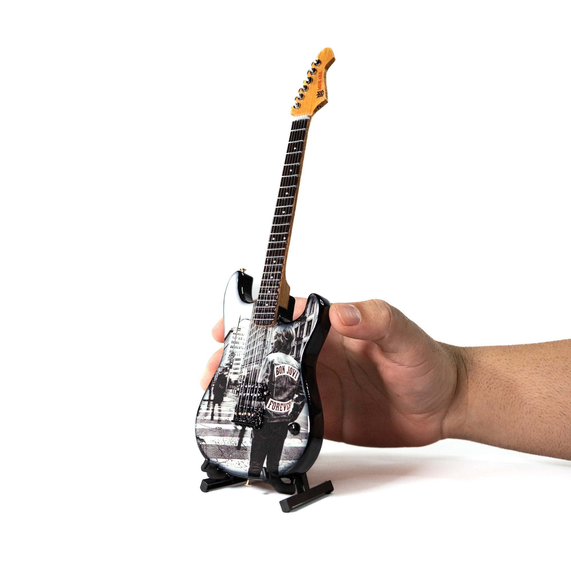 Bon Jovi Forever Album Mini Axe Miniature Guitar