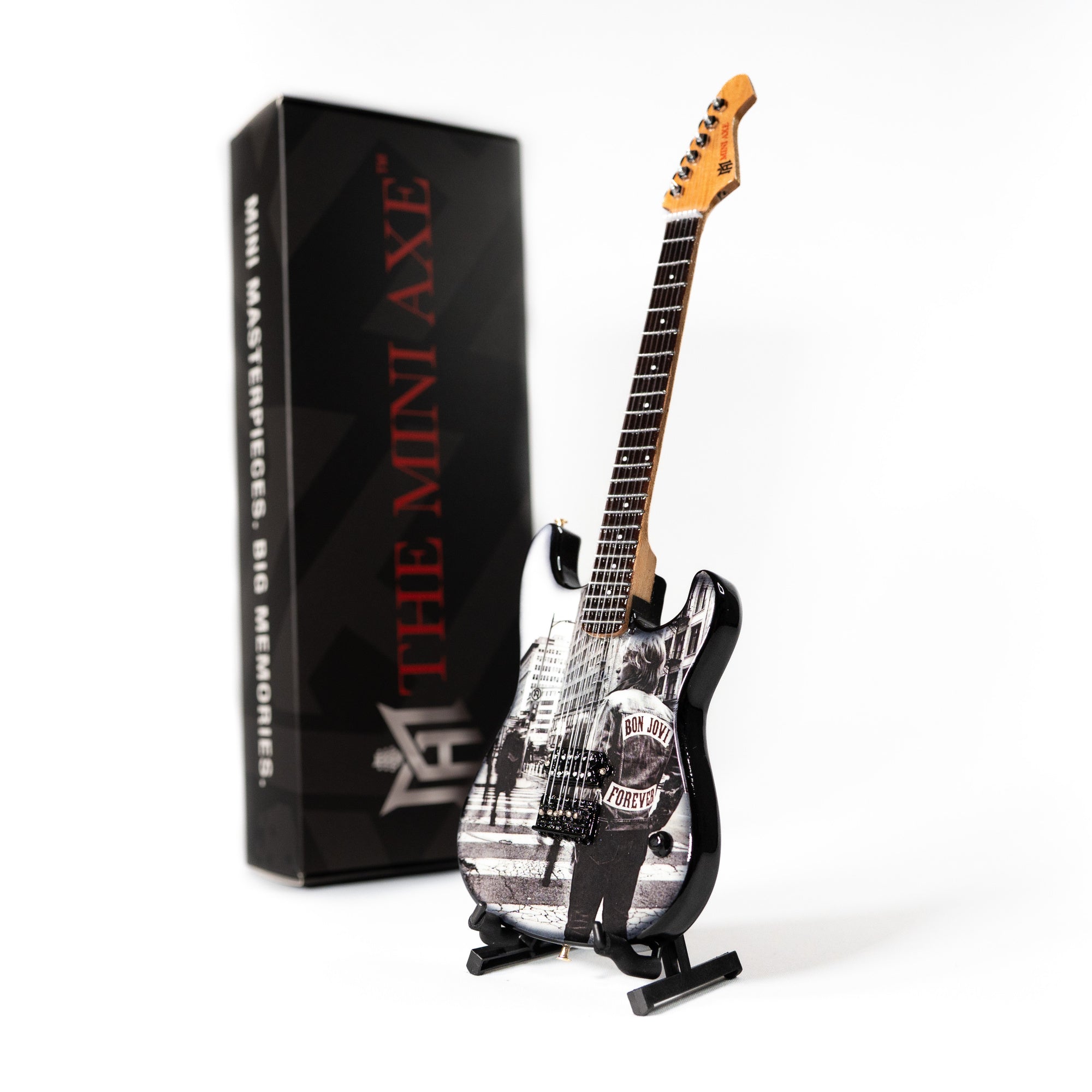 Bon Jovi Forever Album Mini Axe Miniature Guitar