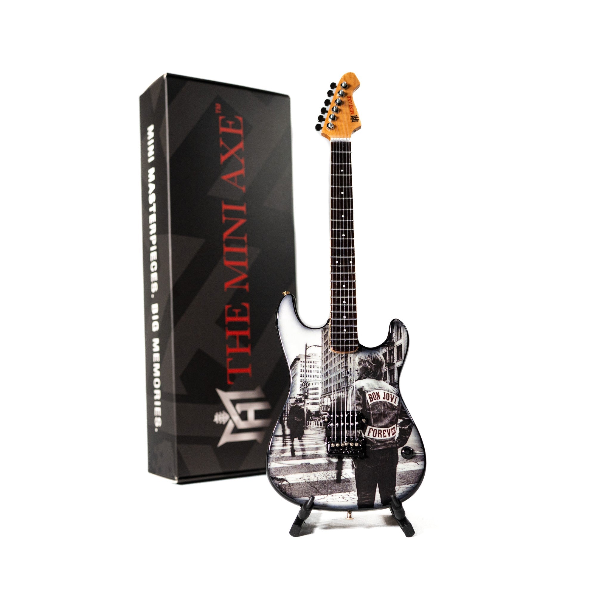 Bon Jovi Forever Album Mini Axe Miniature Guitar