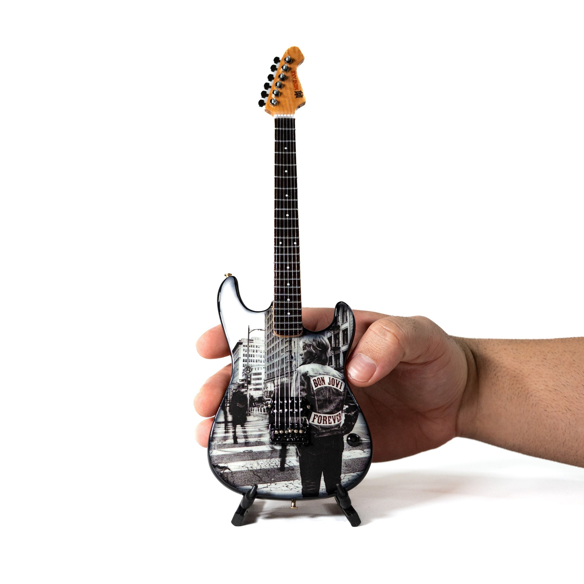 Bon Jovi Forever Album Mini Axe Miniature Guitar