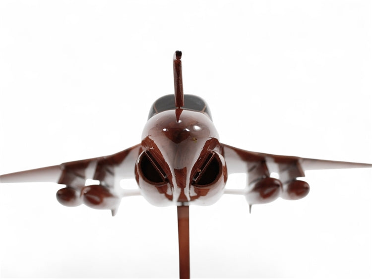 EA-6B Prowler Mahogany Wood Desktop Airplane Model