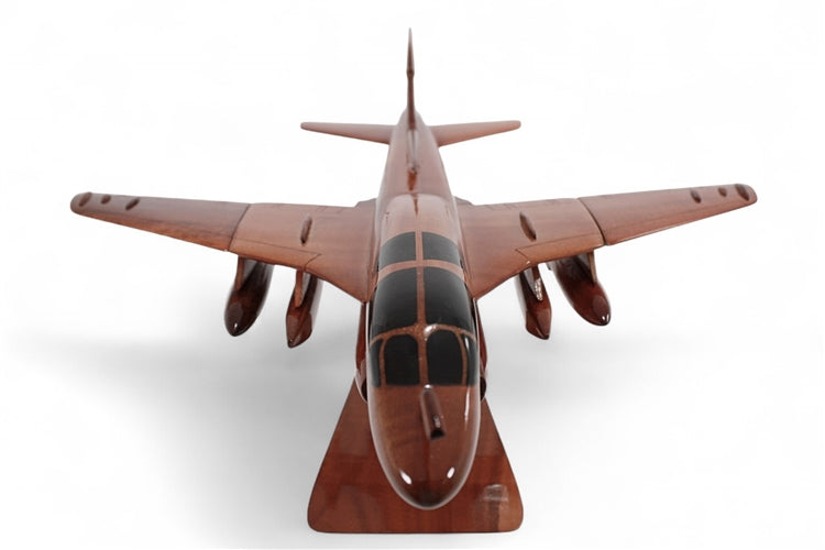 EA-6B Prowler Mahogany Wood Desktop Airplane Model