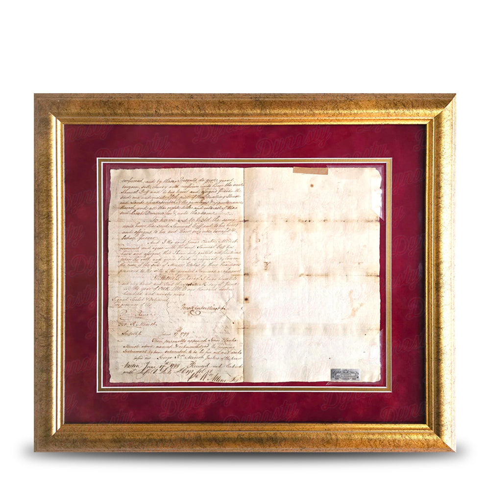 Autographed Paul Revere DS Document Early Boston Real Estate Deed