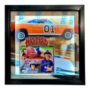 Autographed The Dukes of Hazzard Deluxe Framed 8x10 Photo