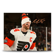 Autographed Sean Couturier 2024 Captain Debut Philadelphia Flyers 11x14 Photo