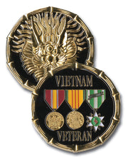 Vietnam Veteran Medals Challenge Coin