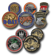 Challenge Coins - Honoring World War II Veterans, (5)